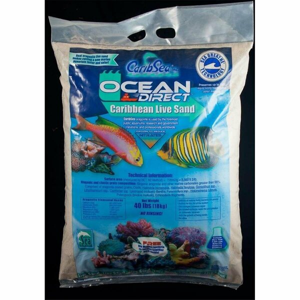 Carib Sea 40 lbs Ocean Direct Live Sand Oolite 84085